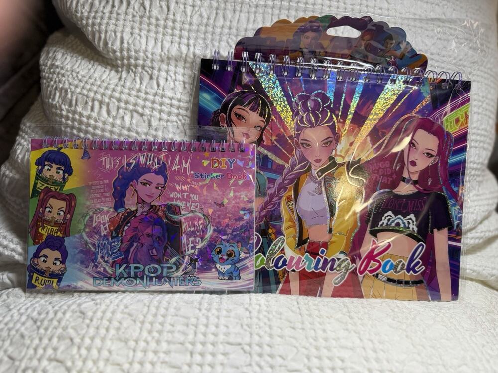 K Pop Coloring Book And Sticker Book